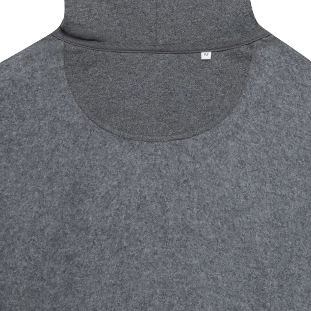  Iqoniq Abisko hoodie sa zatvaračem od recikliranog pamuka, 340 g/m² - iqoniq heather anthracite