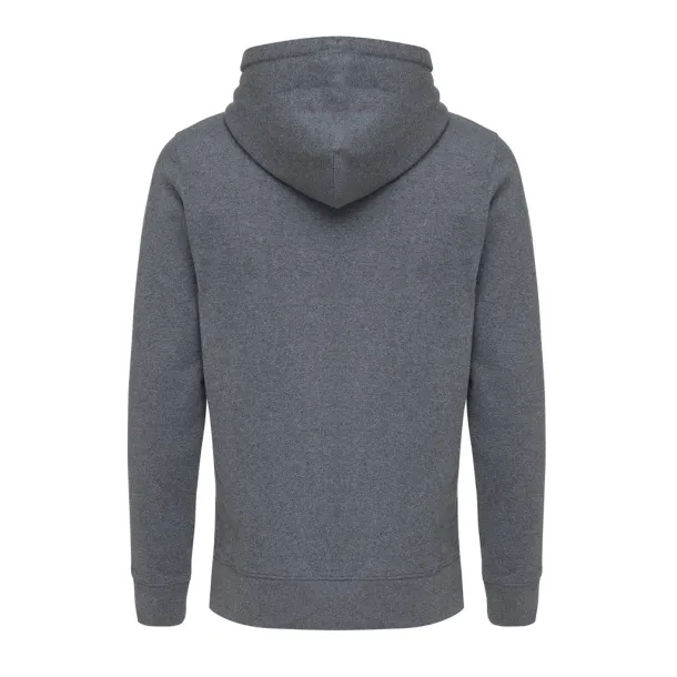  Iqoniq Abisko hoodie sa zatvaračem od recikliranog pamuka - iqoniq heather anthracite