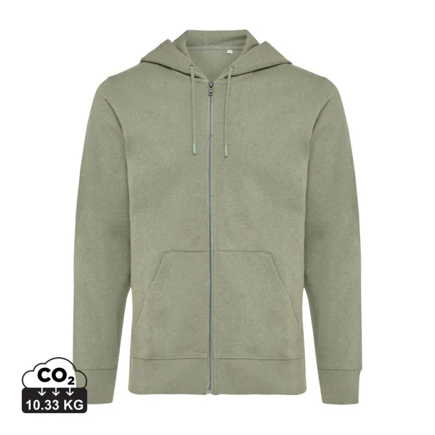  Iqoniq Abisko hoodie sa zatvaračem od recikliranog pamuka, 340 g/m² - iqoniq 45533C