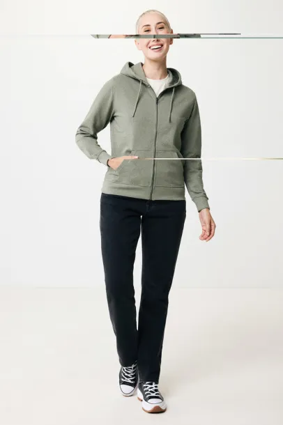  Iqoniq Abisko hoodie sa zatvaračem od recikliranog pamuka, 340 g/m² - iqoniq 45533C