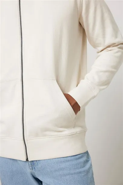  Iqoniq Abisko hoodie sa zatvaračem od recikliranog pamuka, 340 g/m² - iqoniq natural raw