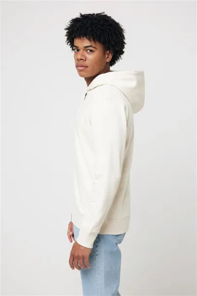  Iqoniq Abisko hoodie sa zatvaračem od recikliranog pamuka, 340 g/m² - iqoniq natural raw