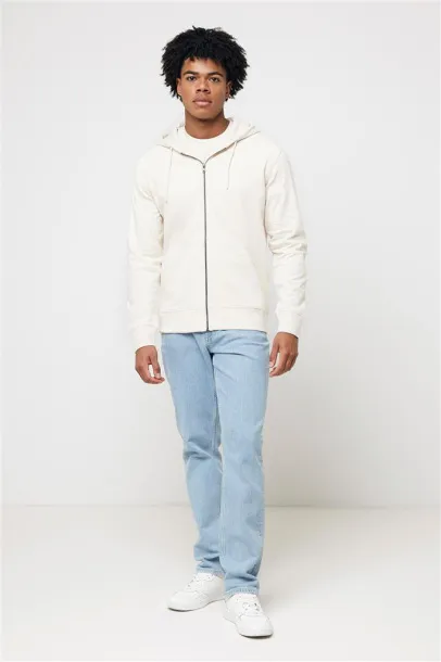 Iqoniq Abisko hoodie sa zatvaračem od recikliranog pamuka, 340 g/m² - iqoniq natural raw