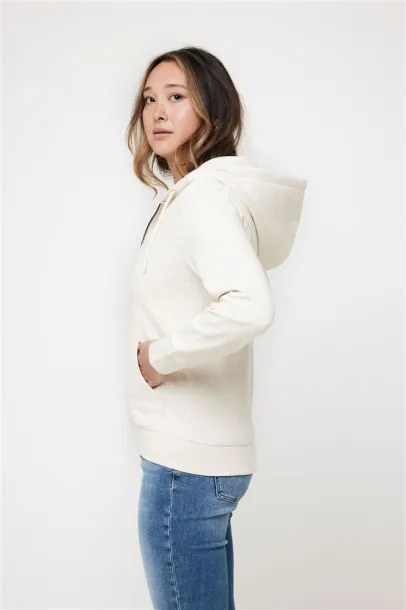  Iqoniq Abisko recycled cotton zip through hoodie - iqoniq white 