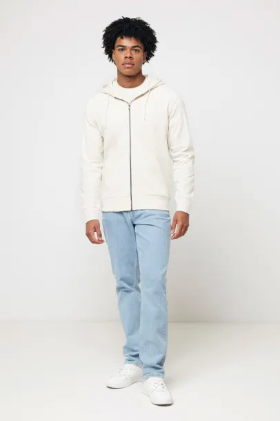  Iqoniq Abisko hoodie sa zatvaračem od recikliranog pamuka, 340 g/m² - iqoniq natural raw