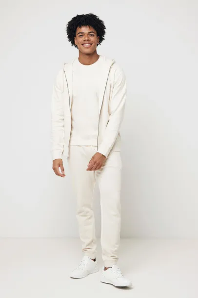  Iqoniq Abisko hoodie sa zatvaračem od recikliranog pamuka, 340 g/m² - iqoniq natural raw
