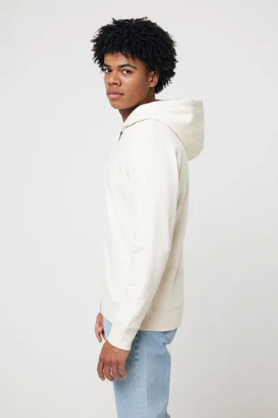  Iqoniq Abisko hoodie sa zatvaračem od recikliranog pamuka, 340 g/m² - iqoniq natural raw