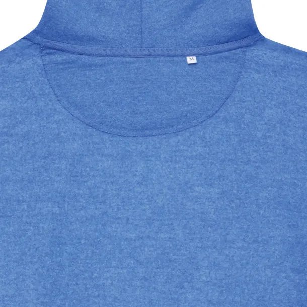  Iqoniq Abisko hoodie sa zatvaračem od recikliranog pamuka, 340 g/m² - iqoniq heather blue
