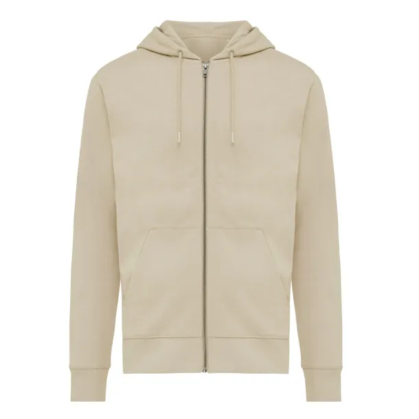  Iqoniq Abisko hoodie sa zatvaračem od recikliranog pamuka, 340 g/m² - iqoniq desert