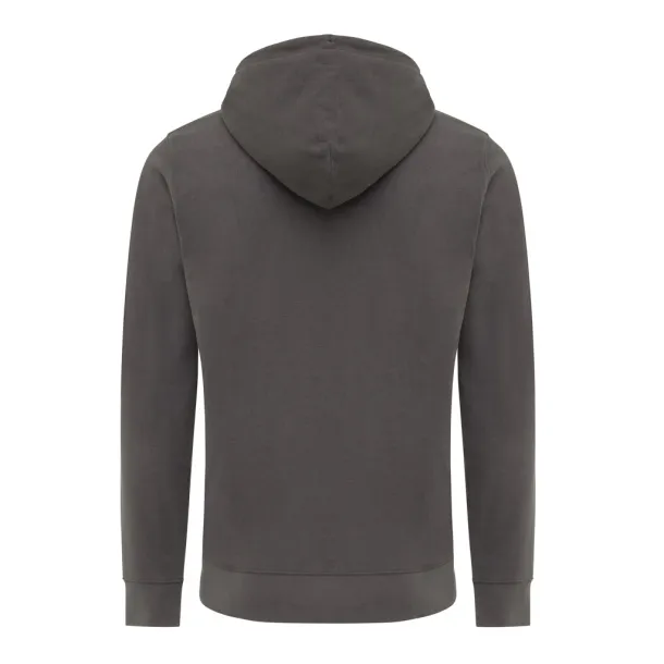  Iqoniq Abisko hoodie sa zatvaračem od recikliranog pamuka - iqoniq anthracite