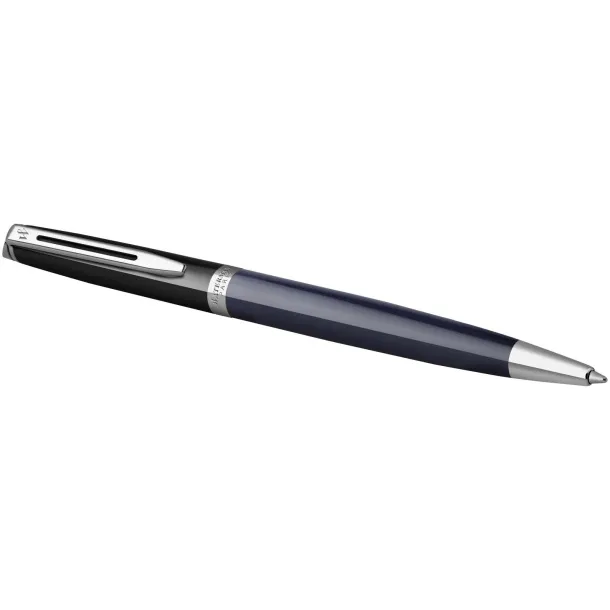 Hemisphere colour blocking ballpoint pen with palladium trim (blue ink) - Waterman Blue Crna