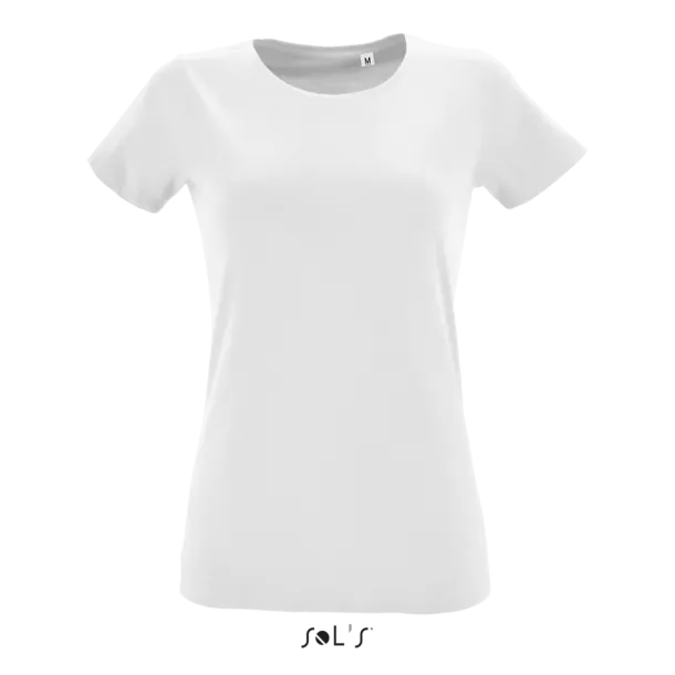 SOL'S REGENT FIT SOL'S REGENT FIT WOMEN ROUND COLLAR FITTED T-SHIRT - 150 g/m² - SOL'S White