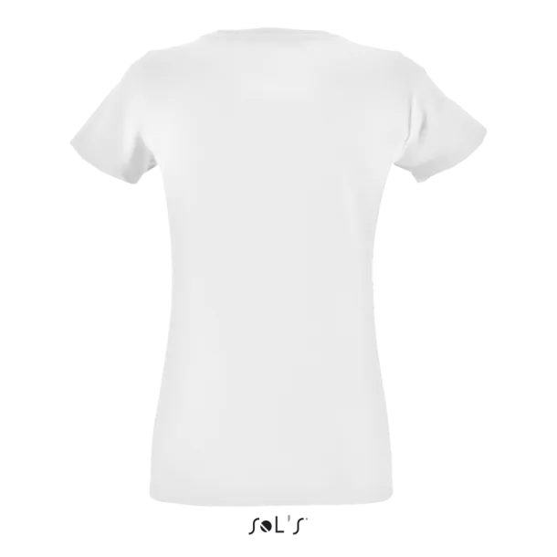 SOL'S REGENT FIT SOL'S REGENT FIT WOMEN ROUND COLLAR FITTED T-SHIRT - 150 g/m² - SOL'S White