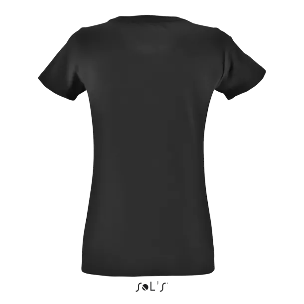 SOL'S REGENT FIT SOL'S REGENT FIT WOMEN ROUND COLLAR FITTED T-SHIRT - 150 g/m² - SOL'S Black