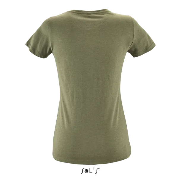 SOL'S REGENT FIT SOL'S REGENT FIT WOMEN ROUND COLLAR FITTED T-SHIRT - 150 g/m² - SOL'S Heather Khaki