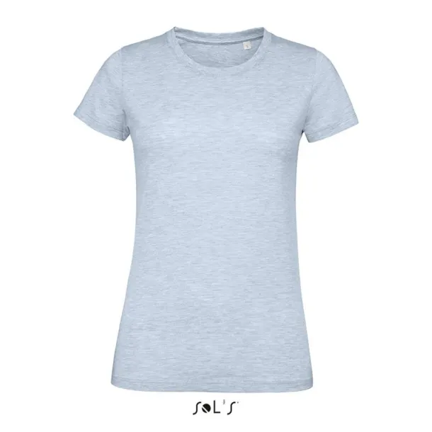 SOL'S REGENT FIT SOL'S REGENT FIT WOMEN ROUND COLLAR FITTED T-SHIRT - 150 g/m² - SOL'S Heather Sky