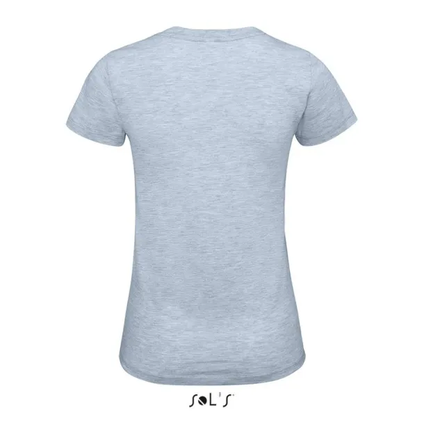 SOL'S REGENT FIT SOL'S REGENT FIT WOMEN ROUND COLLAR FITTED T-SHIRT - 150 g/m² - SOL'S Heather Sky