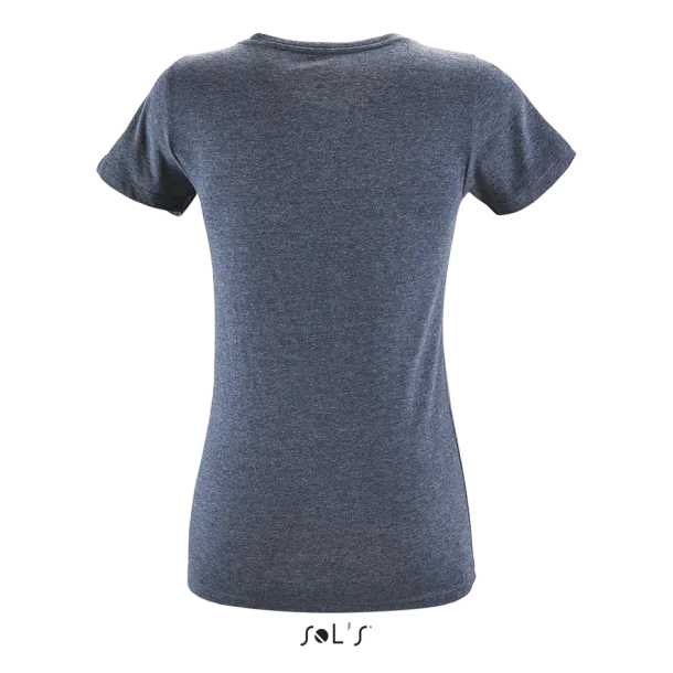 SOL'S REGENT FIT SOL'S REGENT FIT WOMEN ROUND COLLAR FITTED T-SHIRT - 150 g/m² - SOL'S Heather Denim