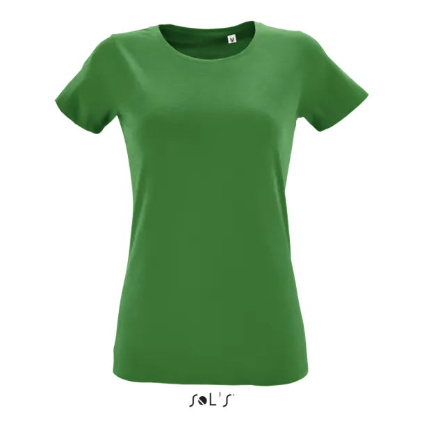 SOL'S REGENT FIT SOL'S REGENT FIT WOMEN ROUND COLLAR FITTED T-SHIRT - 150 g/m² - SOL'S Kelly zelena