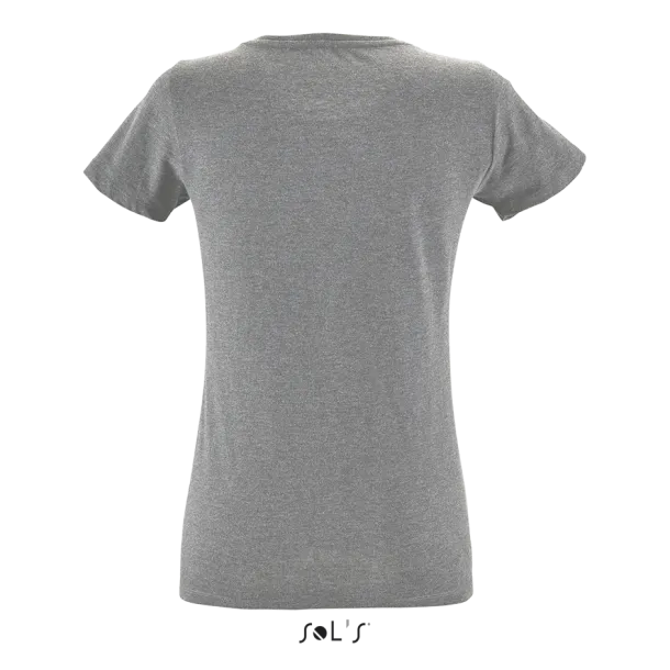 SOL'S REGENT FIT SOL'S REGENT FIT WOMEN ROUND COLLAR FITTED T-SHIRT - 150 g/m² - SOL'S Grey Melange