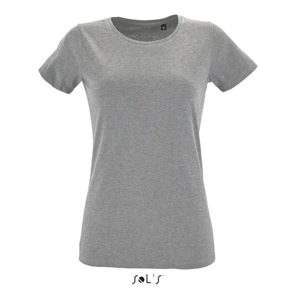 SOL'S REGENT FIT SOL'S REGENT FIT WOMEN ROUND COLLAR FITTED T-SHIRT - 150 g/m² - SOL'S Grey Melange