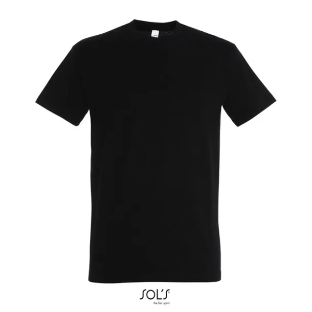 IMPERIAL MEN TSHIRT-190g deep black