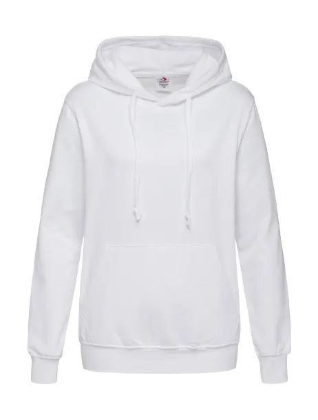  Ženski klasični hoodie - Stedman Bijela