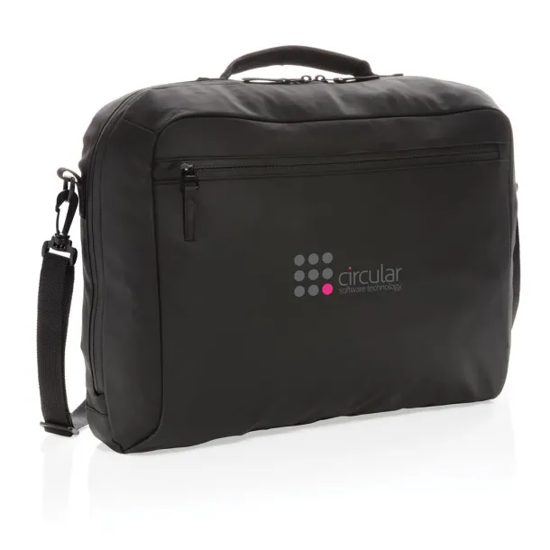  Fashion black 15.6" laptop bag PVC free - XD Collection Black 