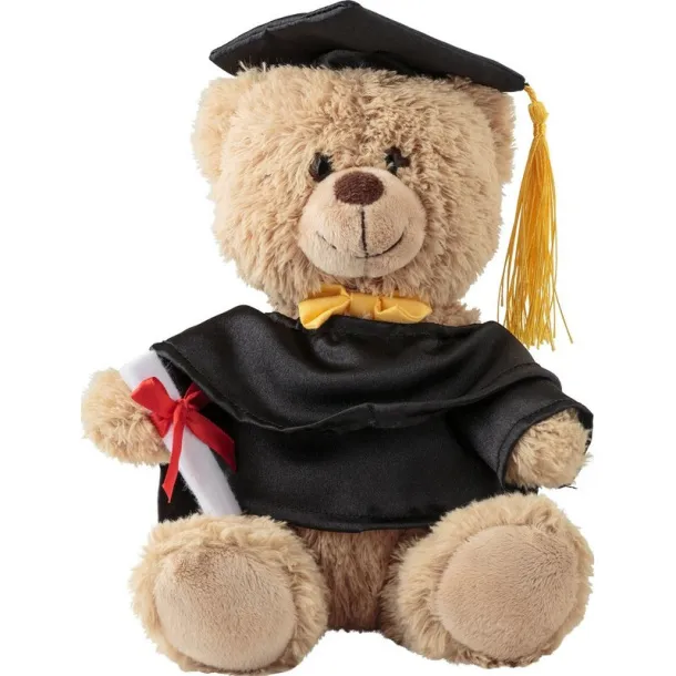 Plush graduation bear Crna