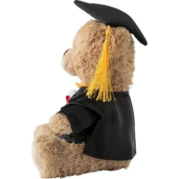  Plush graduation bear Crna