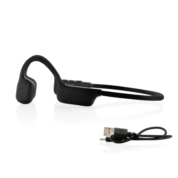  Urban Vitamin Glendale RCS rplastic air conductive headphone - Urban Vitamin Black 