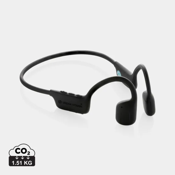  Urban Vitamin Glendale RCS rplastic air conductive headphone - Urban Vitamin Black 