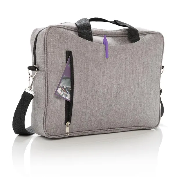  Classic 15” laptop bag - XD Collection Grey 