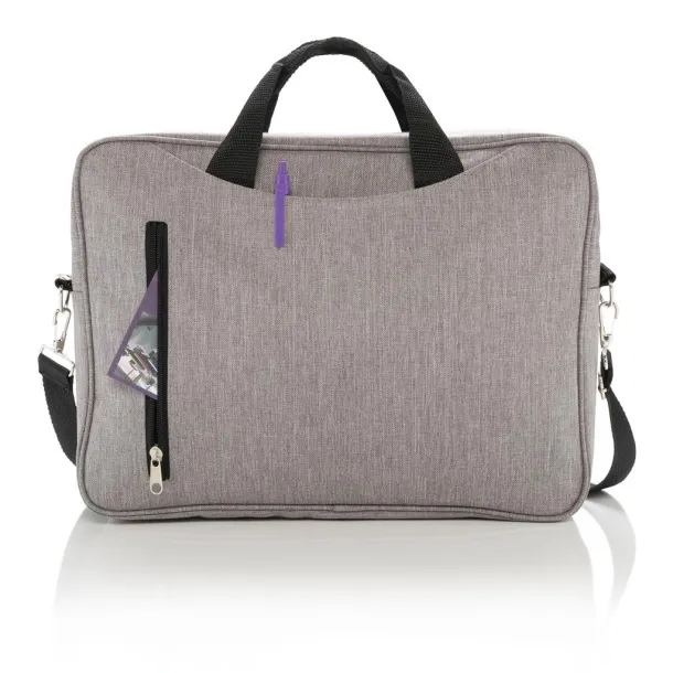  Classic 15” laptop bag - XD Collection Grey 