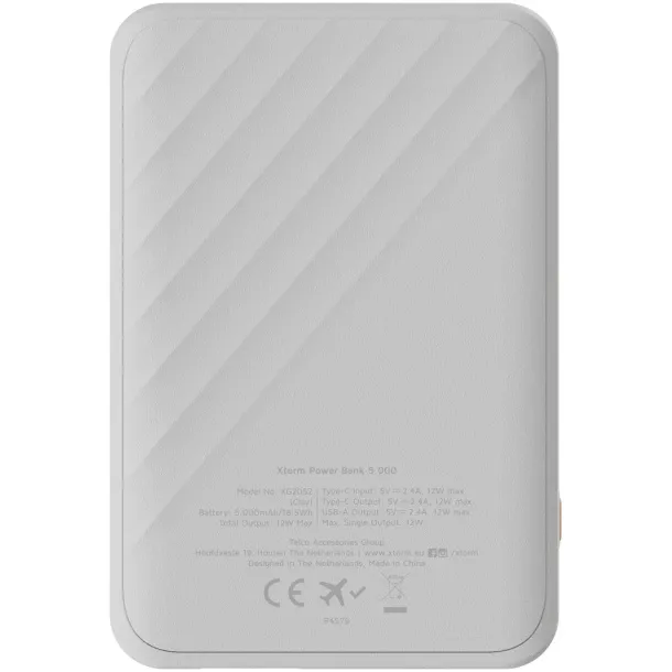 Xtorm Go2 12W 5.000 mAh fast charge power bank - Xtorm White