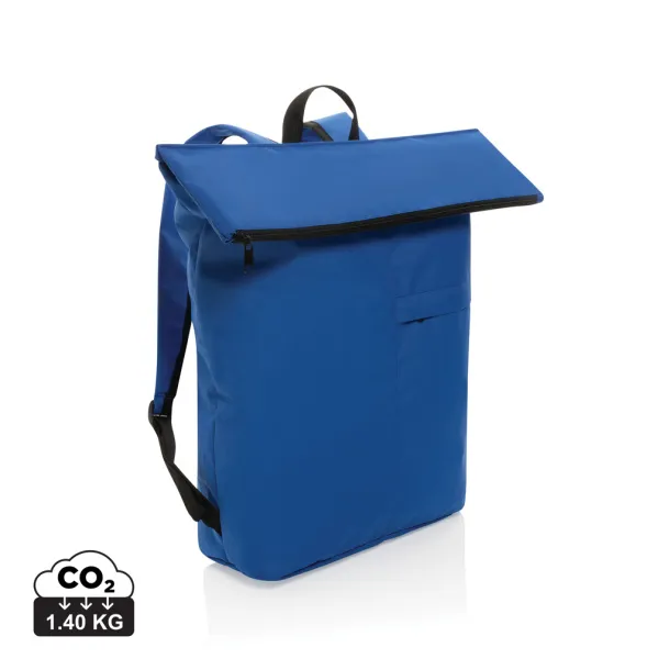  Dillon AWARE™ RPET lighweight foldable backpack - XD Collection Kraljevski plava