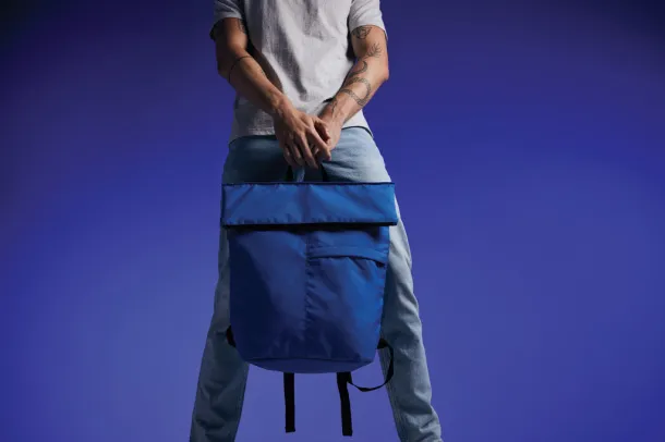  Dillon AWARE™ RPET lagani sklopivi ruksak - XD Collection Kraljevski plava