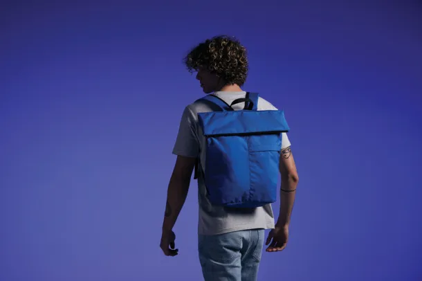  Dillon AWARE™ RPET lighweight foldable backpack - XD Collection blue 