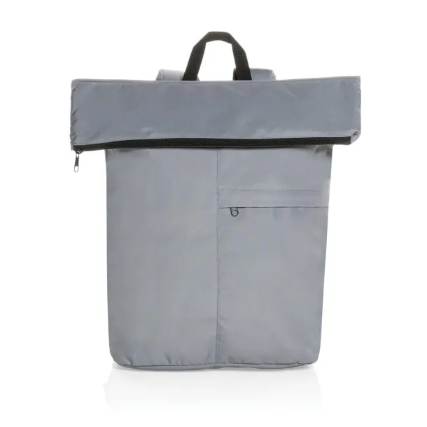  Dillon AWARE™ RPET lighweight foldable backpack - XD Collection grey 