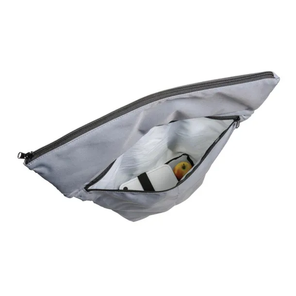  Dillon AWARE™ RPET lighweight foldable backpack - XD Collection Siva