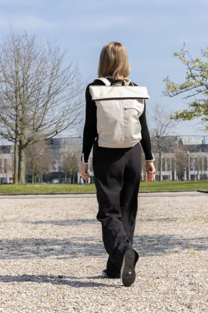  Dillon AWARE™ RPET lighweight foldable backpack - XD Collection off white