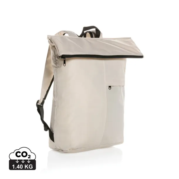  Dillon AWARE™ RPET lighweight foldable backpack - XD Collection white 