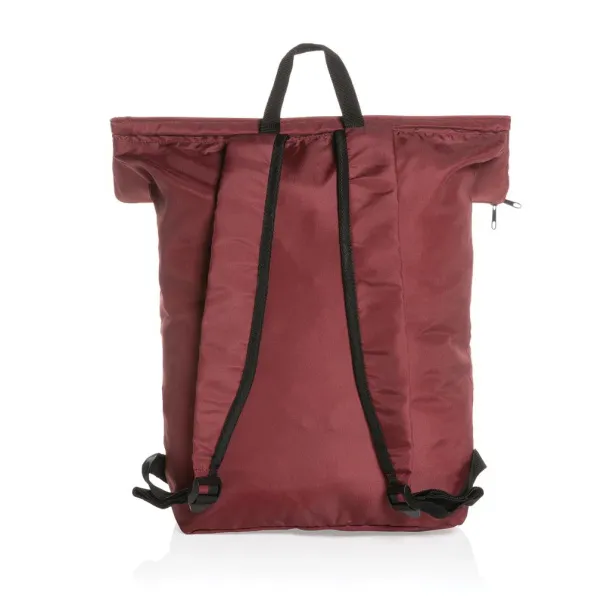  Dillon AWARE™ RPET lighweight foldable backpack - XD Collection Red 