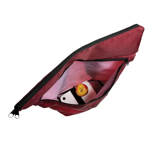  Dillon AWARE™ RPET lighweight foldable backpack - XD Collection Crvena