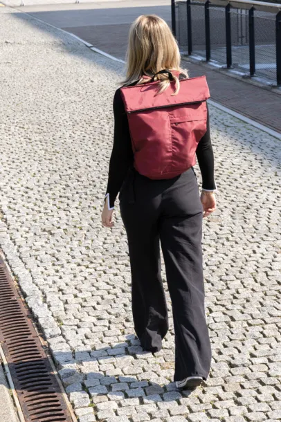  Dillon AWARE™ RPET lagani sklopivi ruksak - XD Collection Crvena