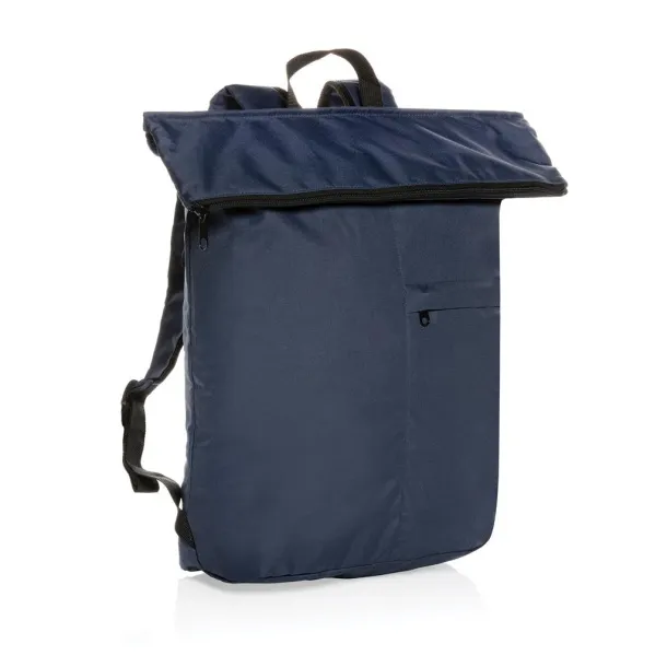  Dillon AWARE™ RPET lighweight foldable backpack - XD Collection blue 