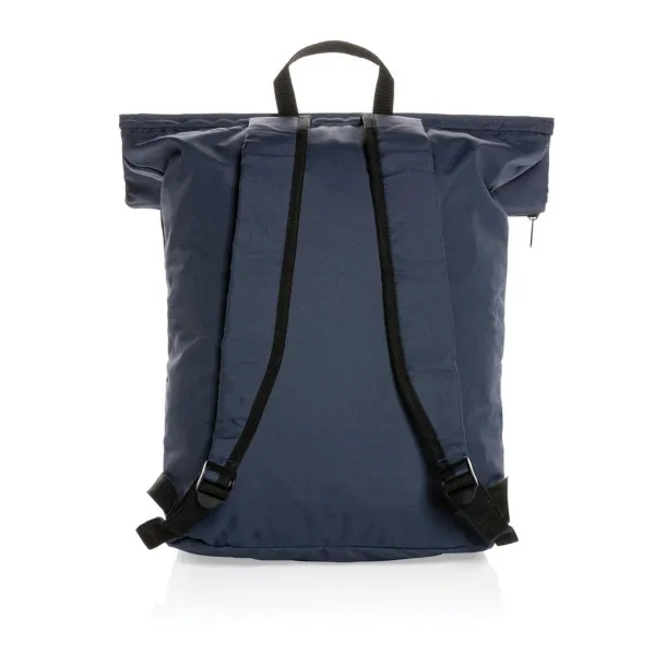  Dillon AWARE™ RPET lighweight foldable backpack - XD Collection navy