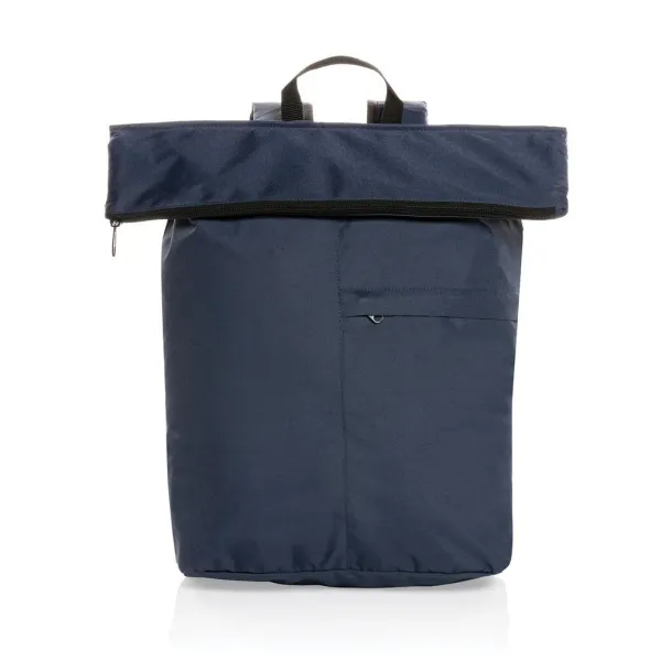  Dillon AWARE™ RPET lighweight foldable backpack - XD Collection navy