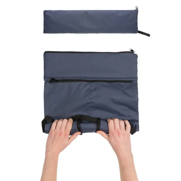  Dillon AWARE™ RPET lighweight foldable backpack - XD Collection navy
