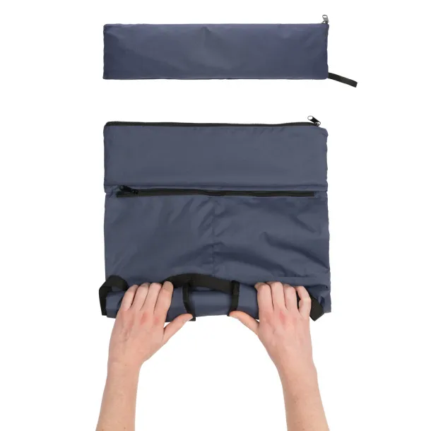  Dillon AWARE™ RPET lighweight foldable backpack - XD Collection navy